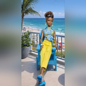 Custom Restyled Made To Move Yoga Barbie Doll